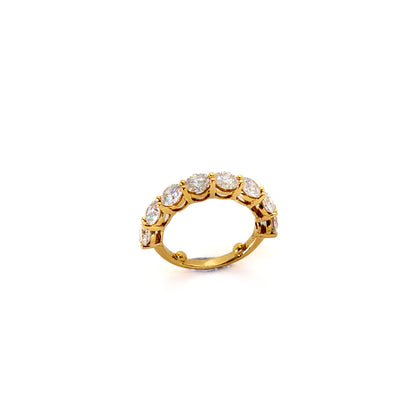 Round Diamond Shared Prong Eternity Ring Hong Kong