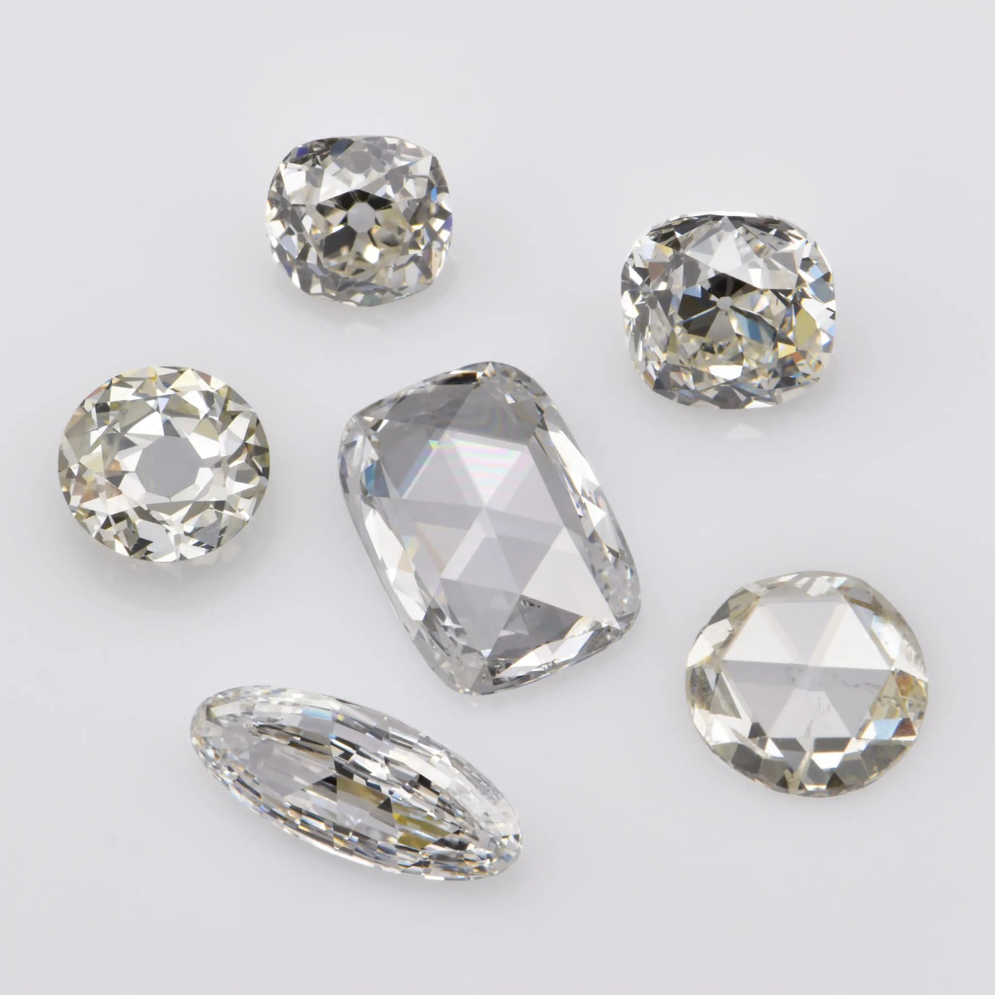 True antique diamonds by Valentina Fine Jewellery Hong Kong. Free global delivery including USA and Dubai.