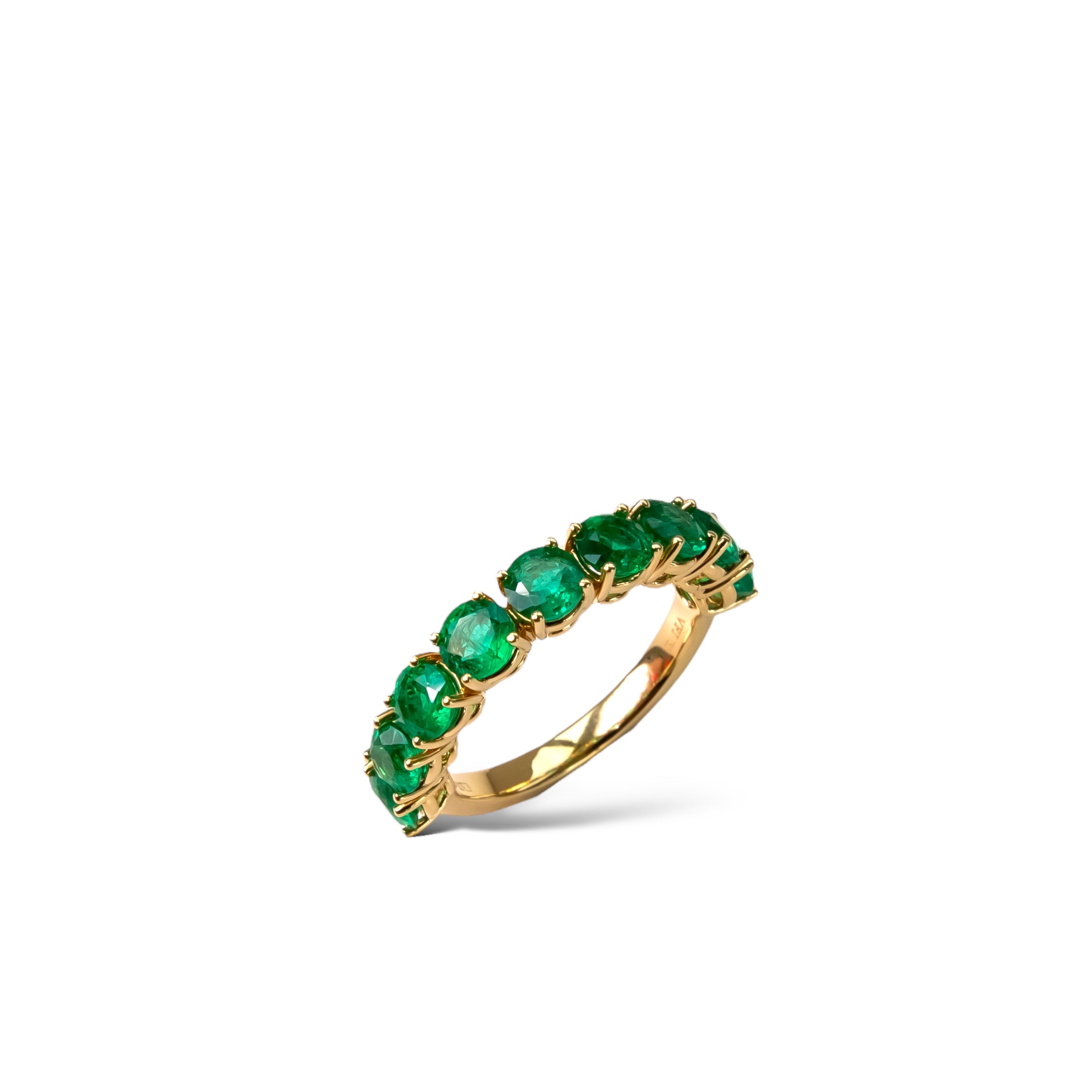 Eternity Ring Eternity Band Eternity Beautiful outlets Natural Vivid Green AAA Emerald Ring in Gold Plated 92.5 Sterling Silver #Mostprefered #May