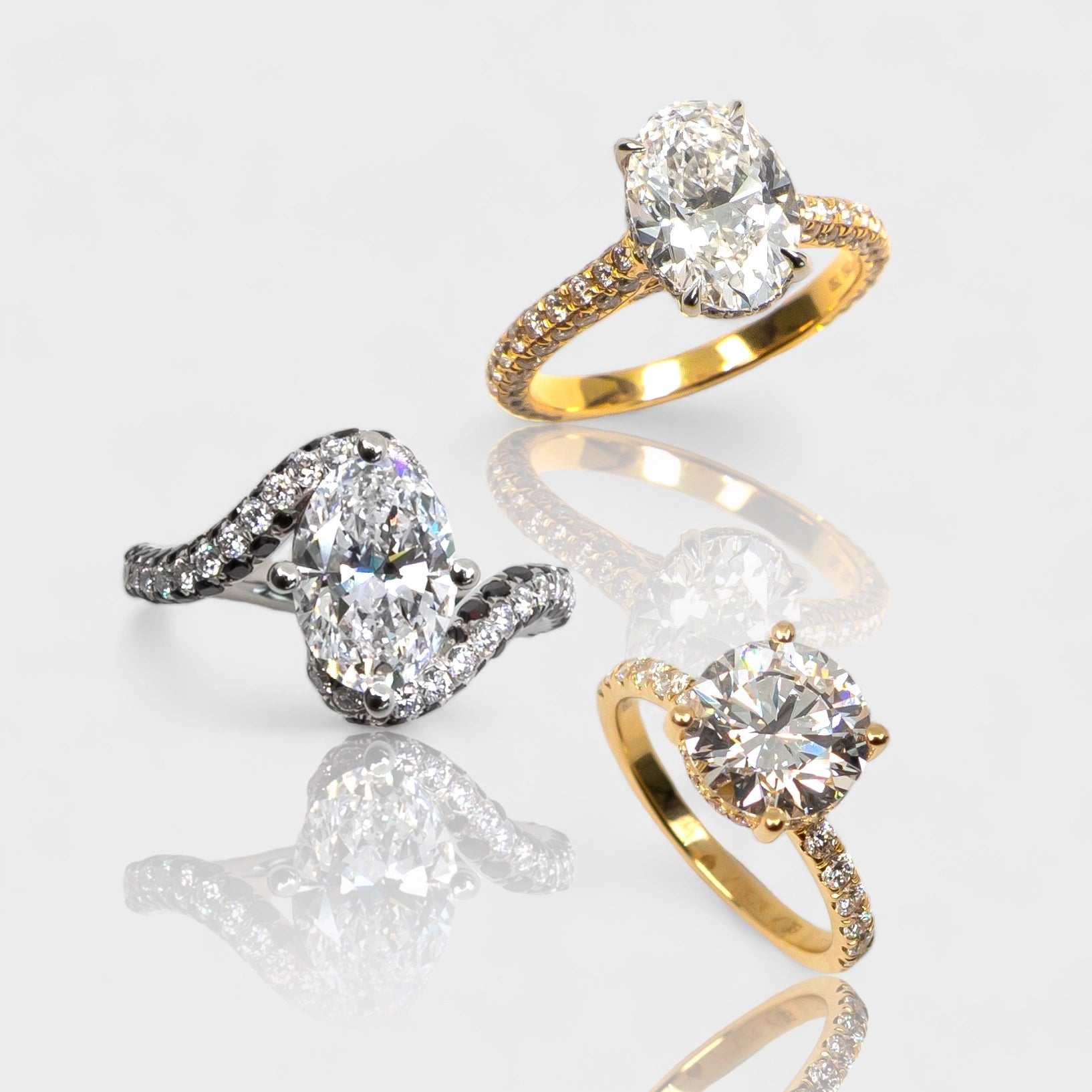 Bespoke diamond engagement ring by Valentina Fine Jewellery Hong Kong