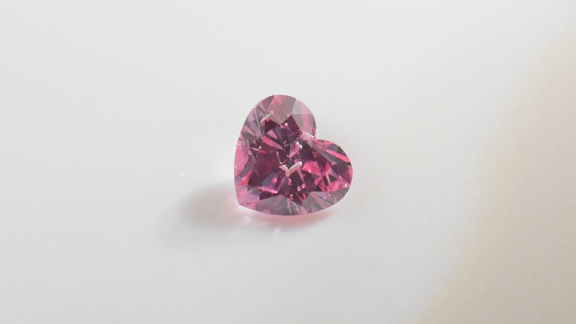 Authentic rare natural Argyle pink diamond heart shape 3PP 0.46ct by Valentina Fine Jewellery Hong Kong. Global free shipping including USA and Dubai.